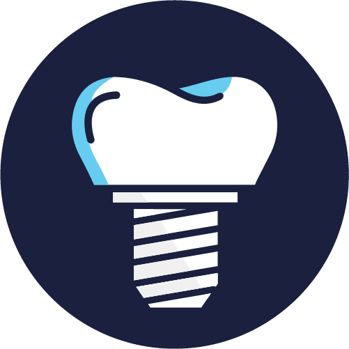 Our innovative dental implant solutions provide a long lasting and seamlessly natural solution to replace missing teeth.